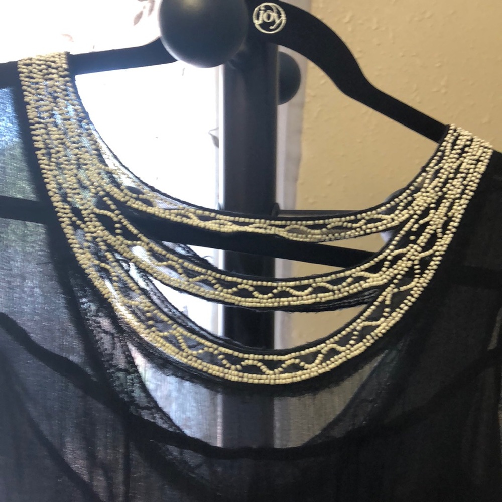 Free people black shear cocktail dress - Picture 2 of 3